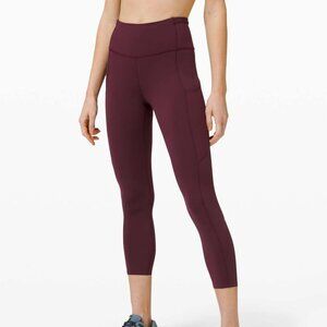 Lululemon Fast and Free High-Rise Crop II 23" *Non-Reflective - size 4